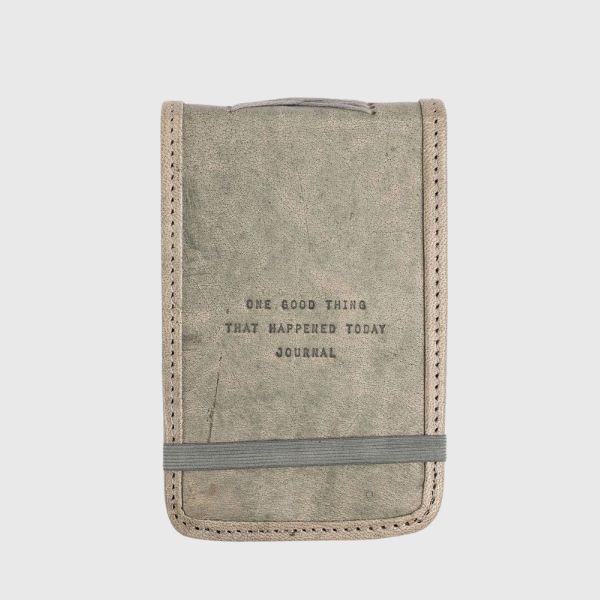 Mini One Good Thing Leather Journal - Stone