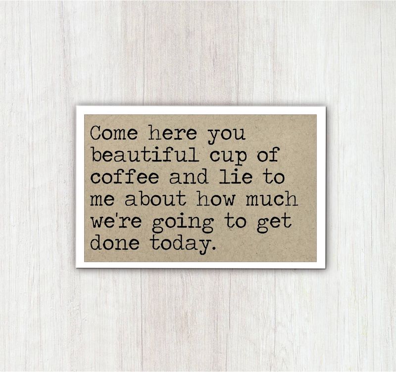 Beautiful Cup of Coffee Magnet