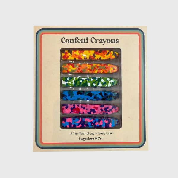 Confetti Crayons - 6 Count