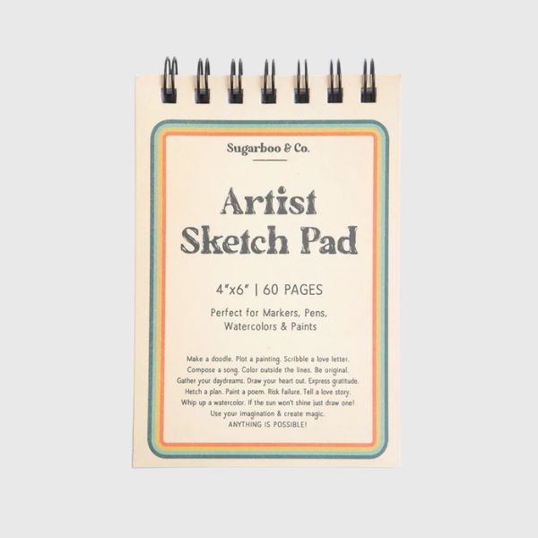 4" x 6" Spiral Artist Sketch Pad
