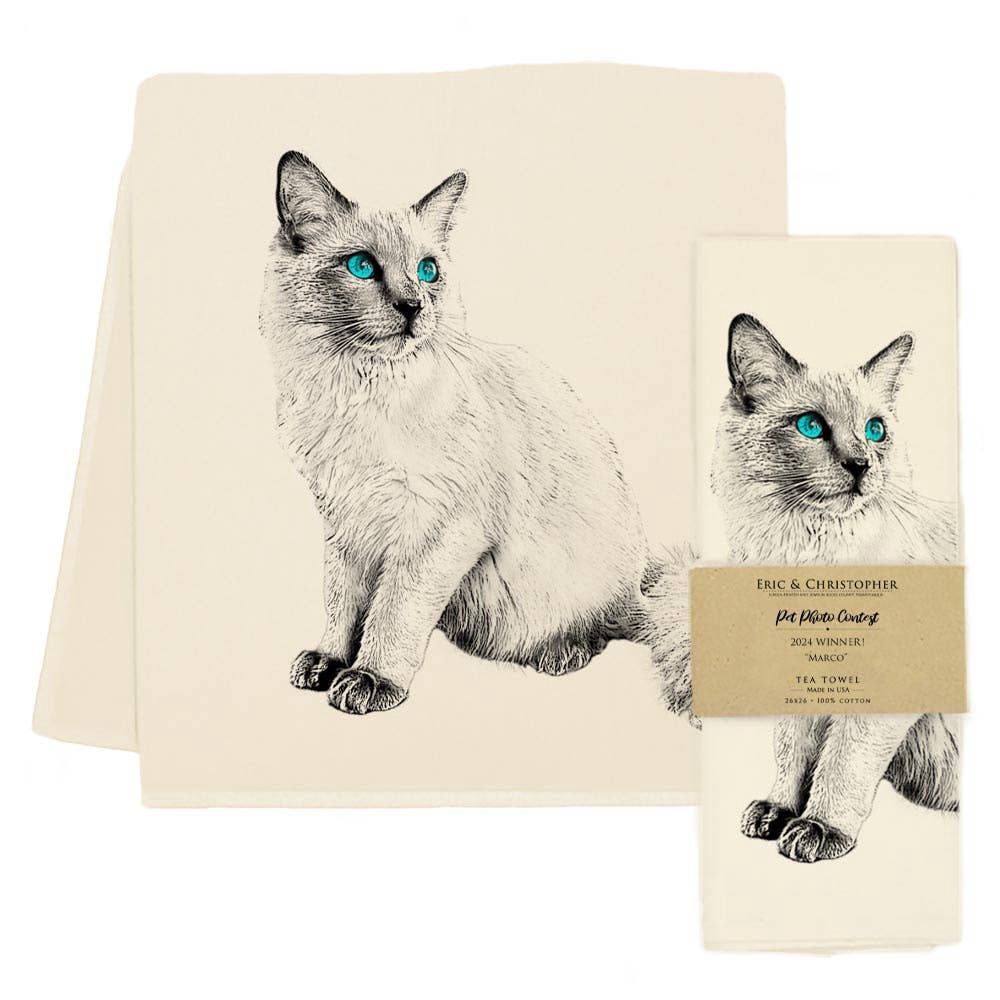 Eric &amp; Christopher Tea Towel