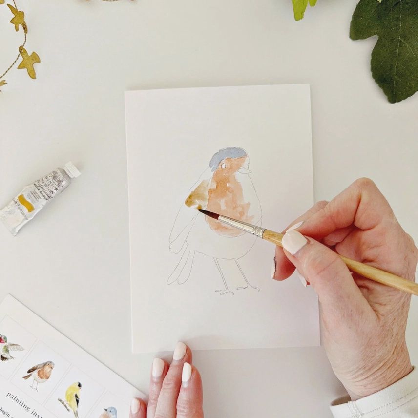 Watercolor notecard set