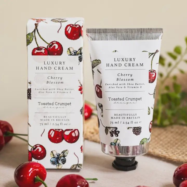 Toasted Crumpet Hand Cream, Scents: Cherry Blossom