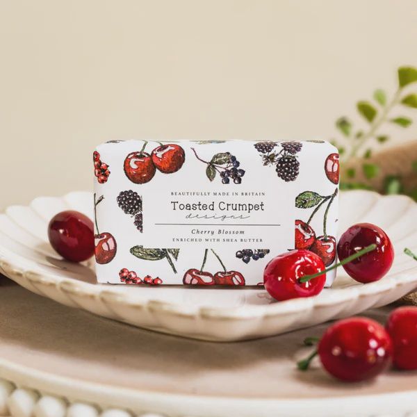 Toasted Crumpet Soap 6.7oz, Scents: Cherry Blossom