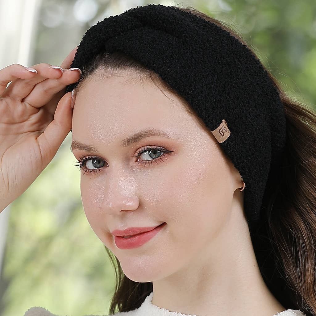 Solid Ribbed Twist Knot Headband