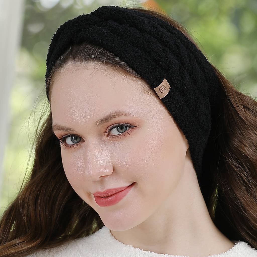 Solid Ribbed Twist Knot Headband