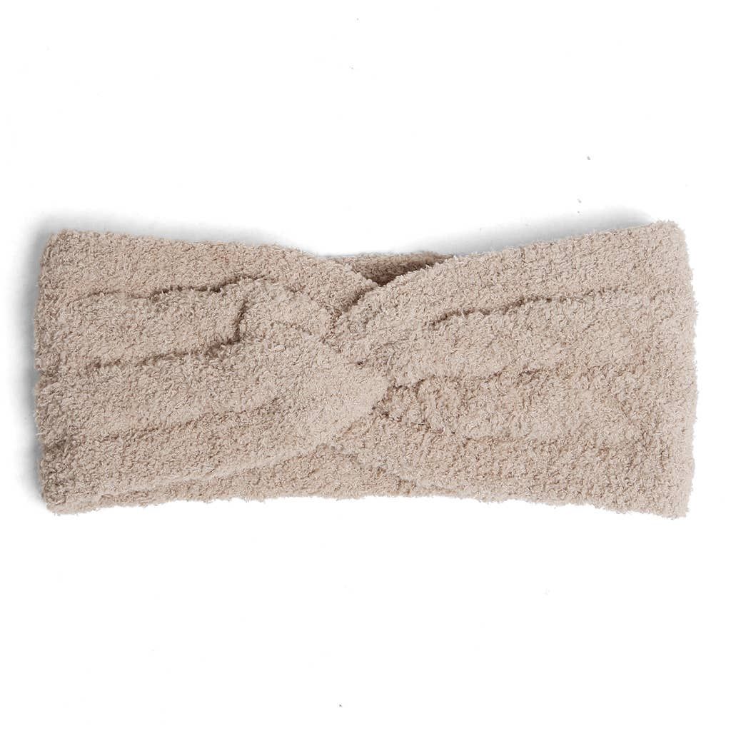 Solid Ribbed Twist Knot Headband