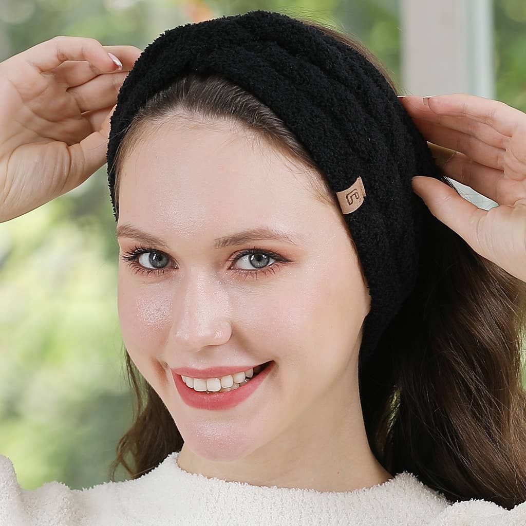 Solid Ribbed Twist Knot Headband