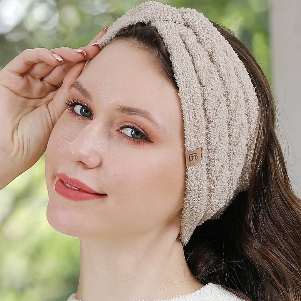 Solid Ribbed Twist Knot Headband