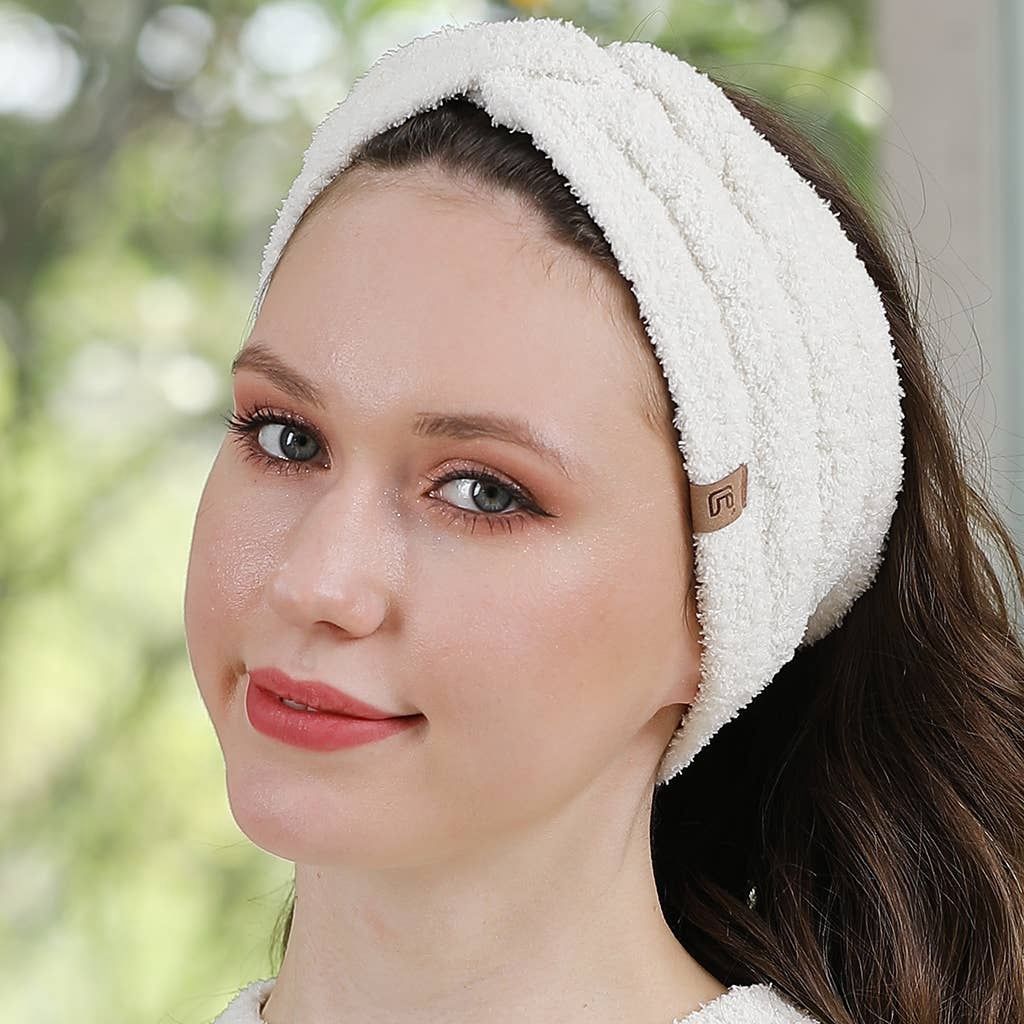 Solid Ribbed Twist Knot Headband