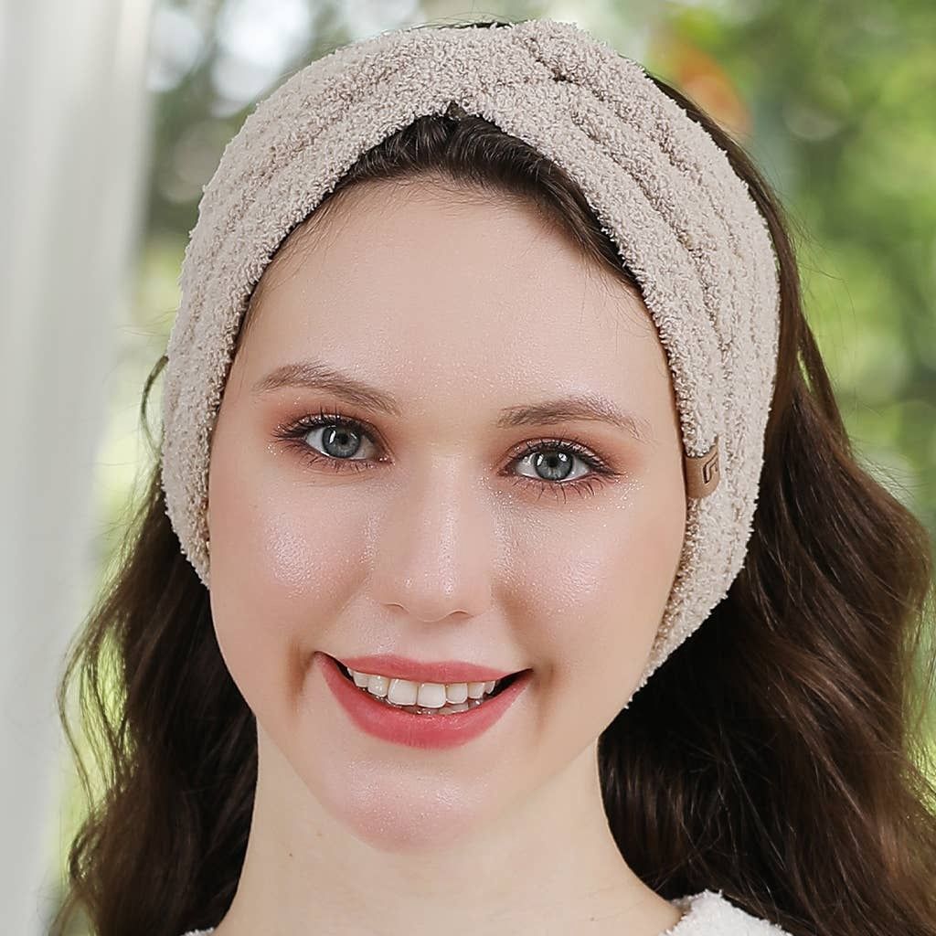 Solid Ribbed Twist Knot Headband