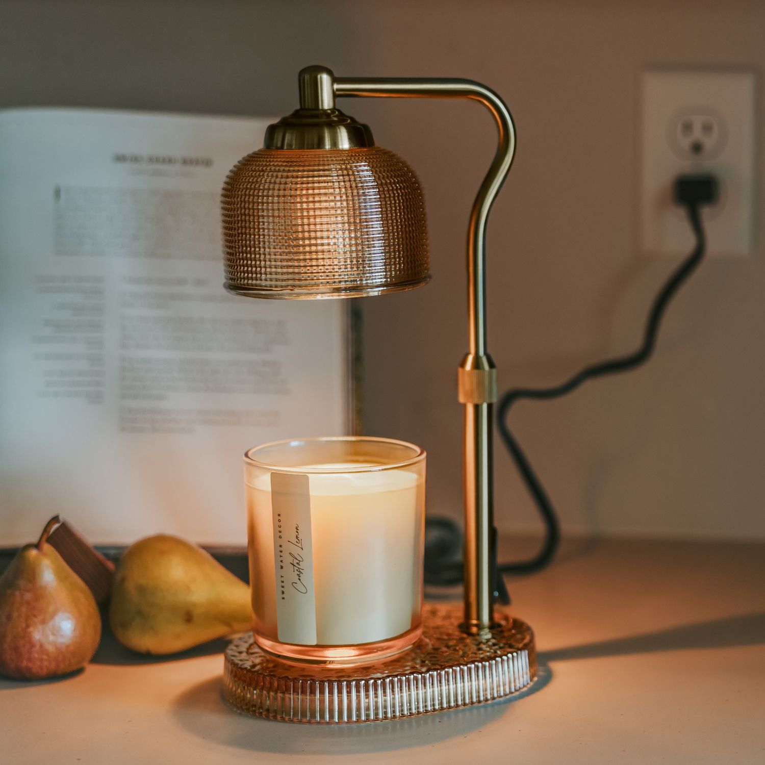 Neutral Candle Lamp Warmer