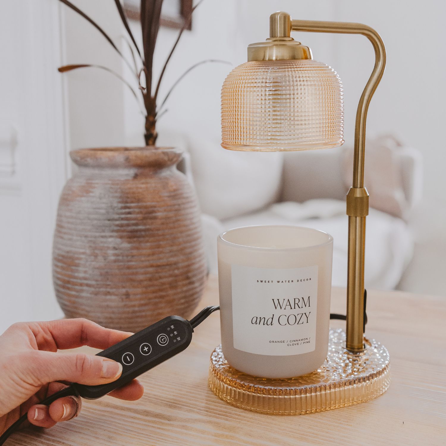Neutral Candle Lamp Warmer