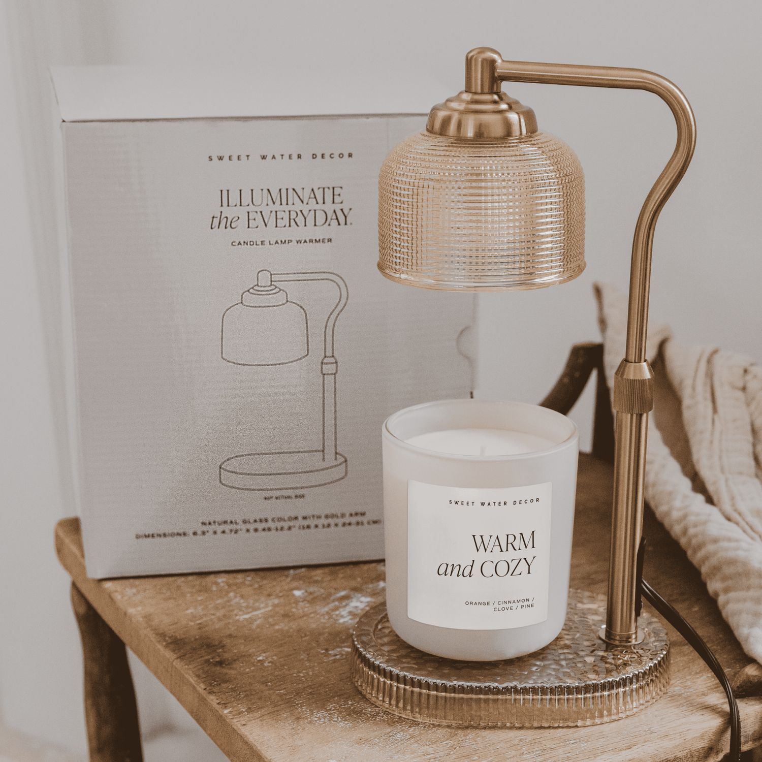 Neutral Candle Lamp Warmer