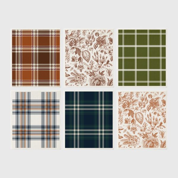 Fall Pattern Swedish Dishcloths