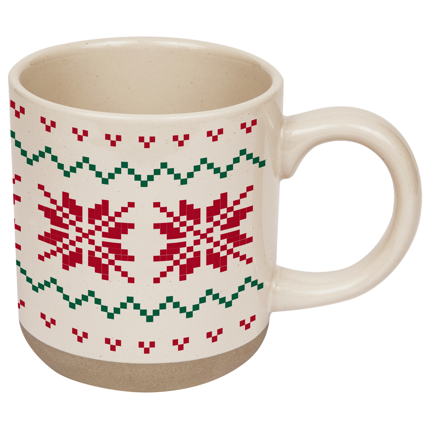 Fair Isle Sweater Stoneware Coffee Mug