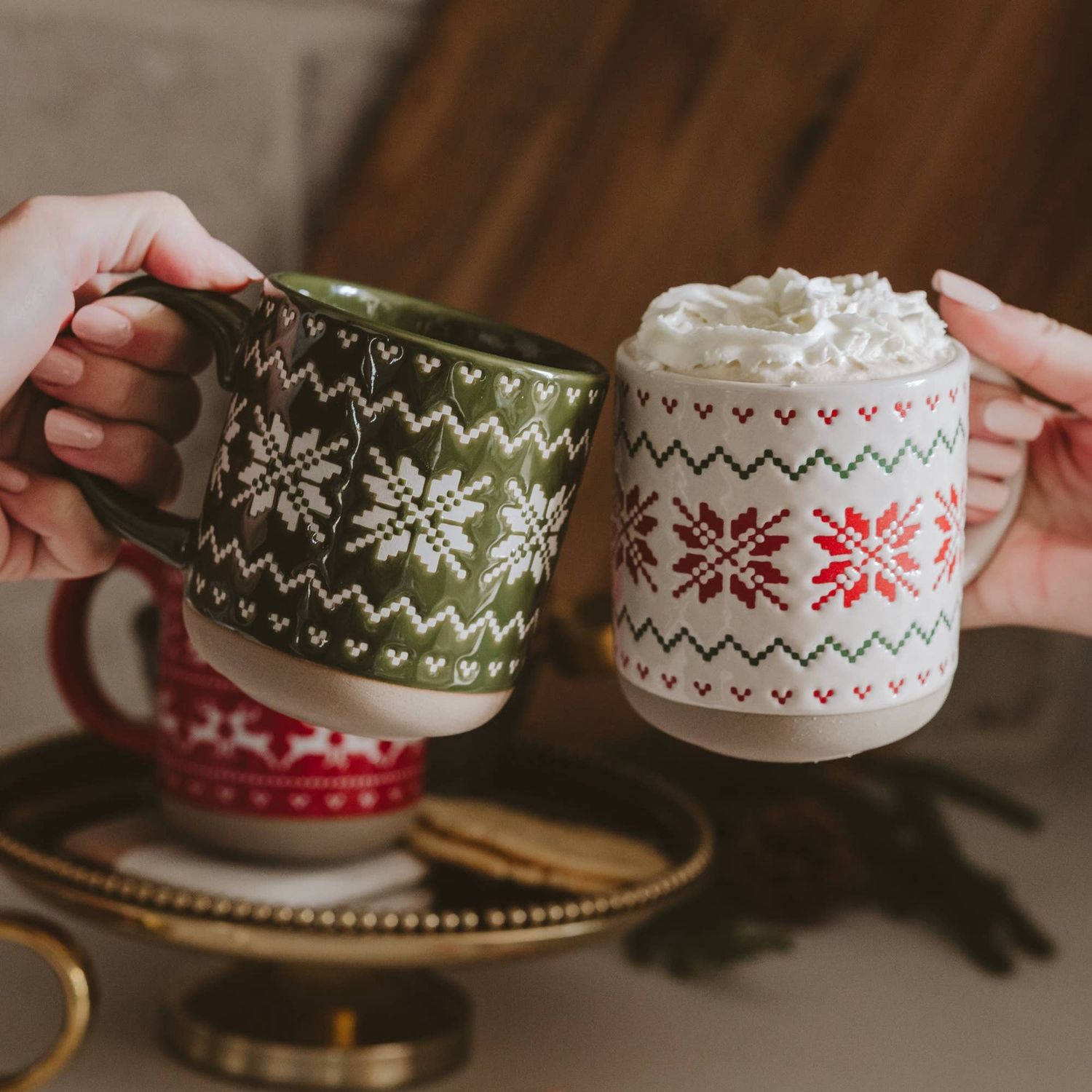 Fair Isle Sweater Stoneware Coffee Mug