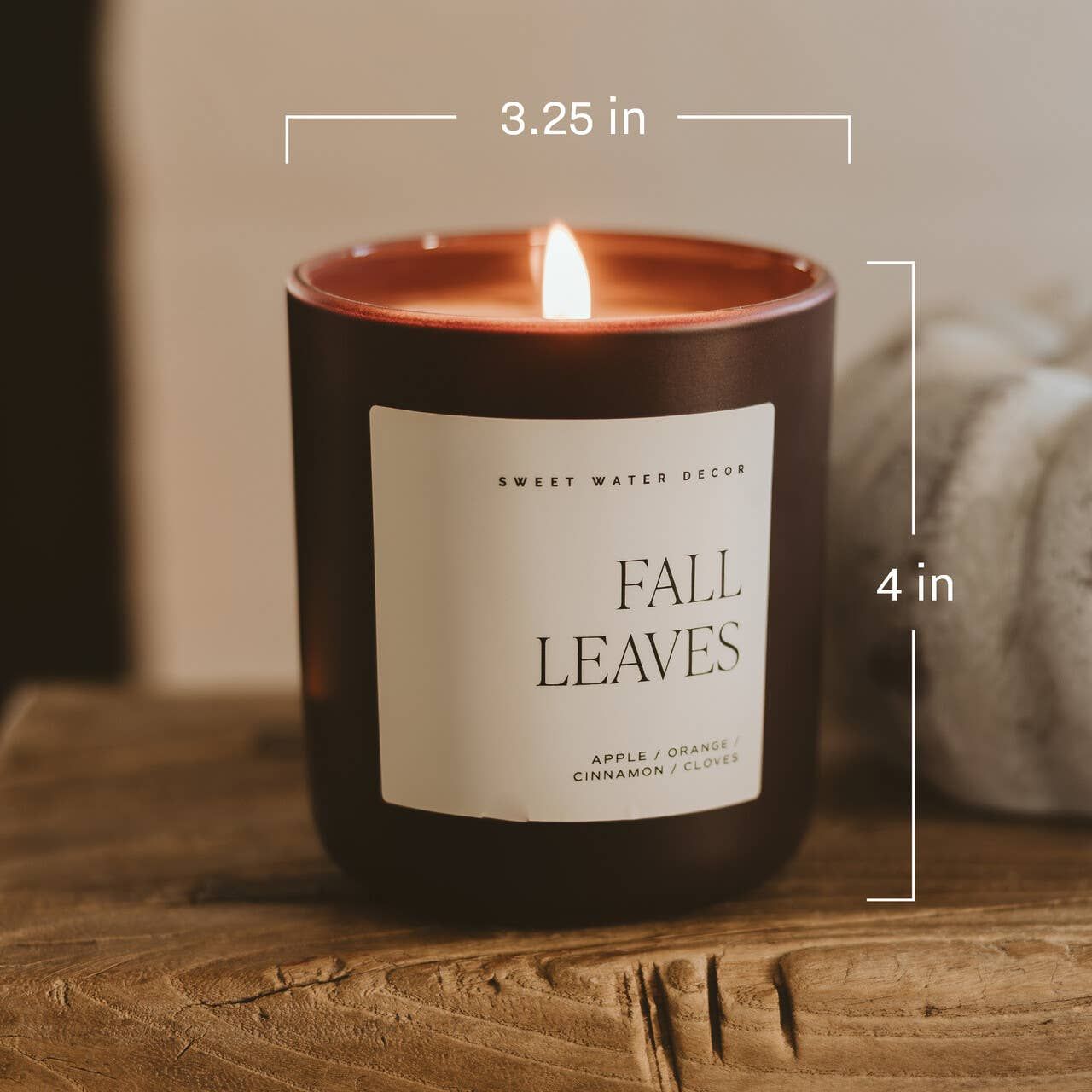 Hello Fall 15 oz Soy Candle, Matte Jar