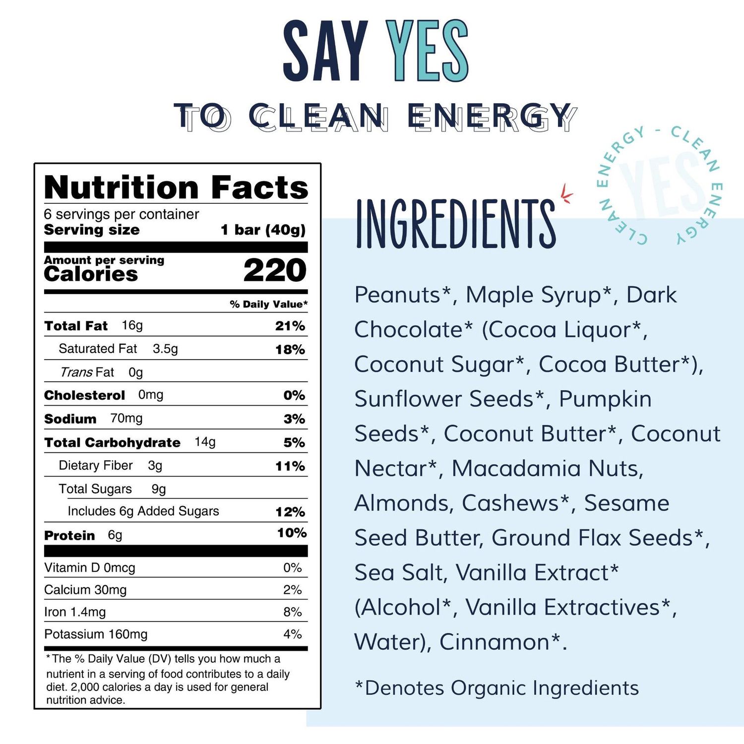 Yes Low Sugar Snack Bar