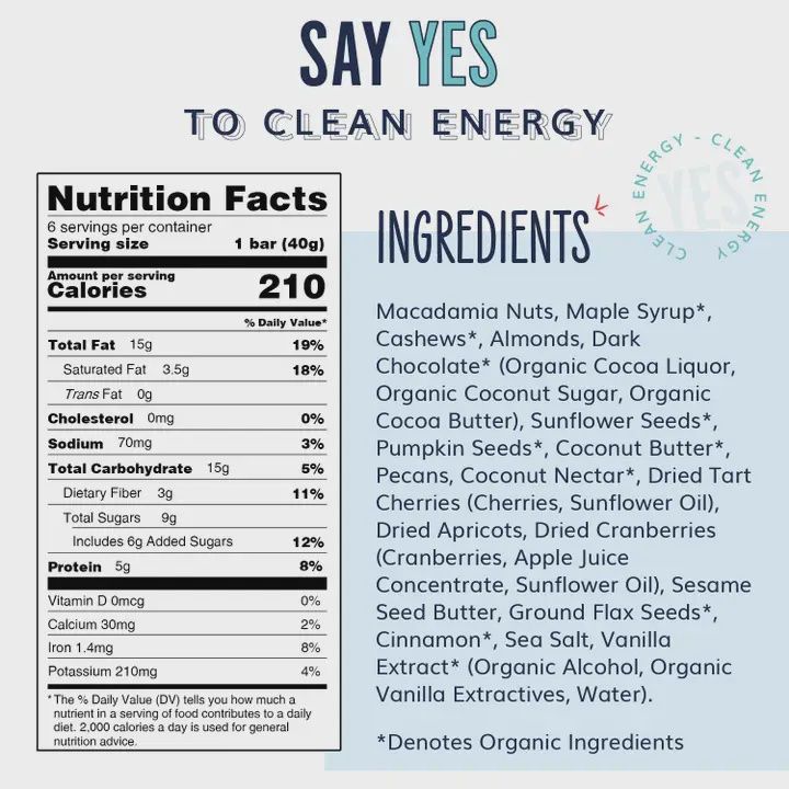 Yes Low Sugar Snack Bar