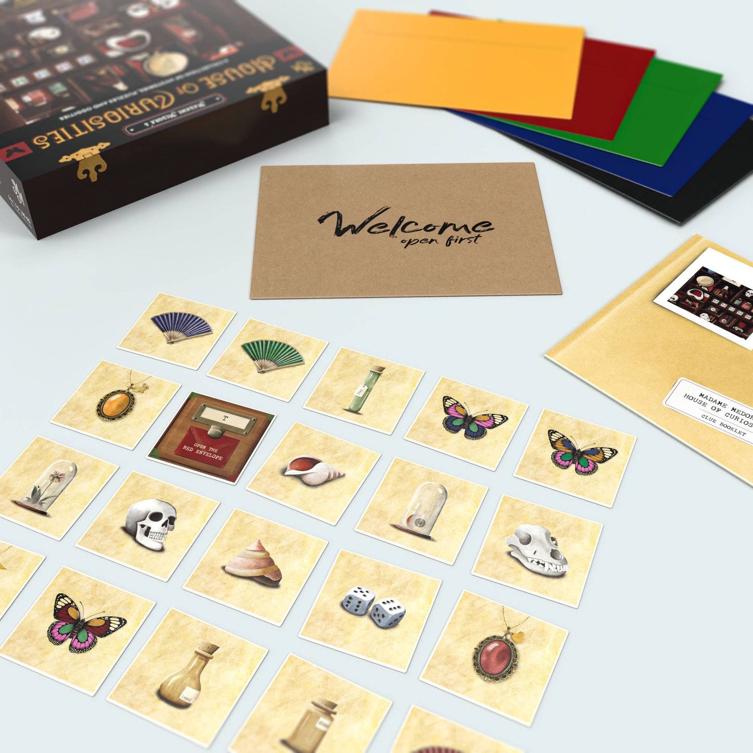 Madame Medora's House of Curiosities Escape - Room Board Game