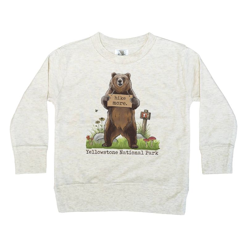 Hike More Brown Bear Outdoor Animal Kids Clothing