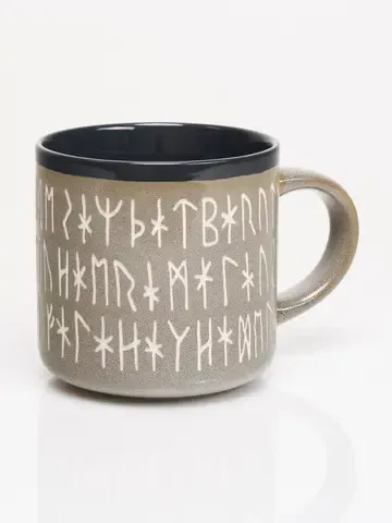 15 oz Ceramic Mug, Style: Norse Runes