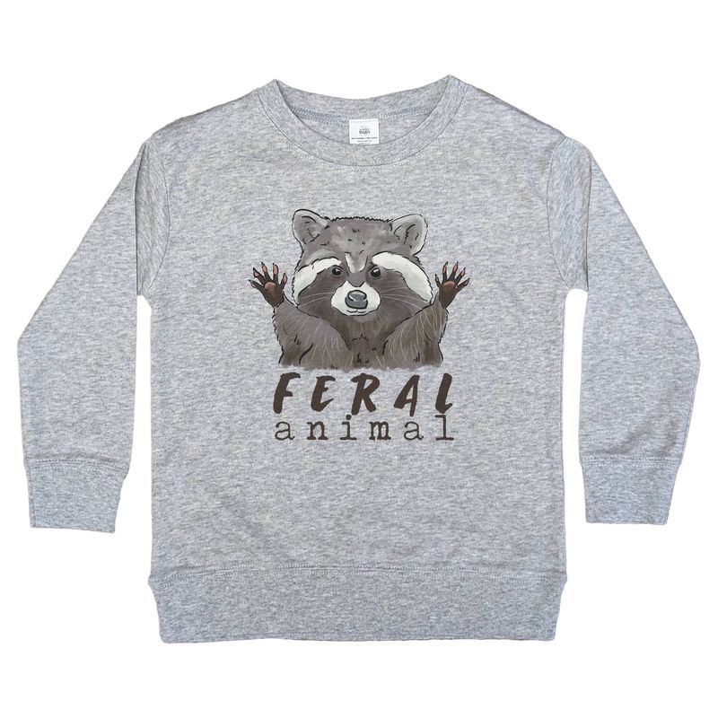 "Feral Animal" Raccoon Woodland Outdoor Pullover