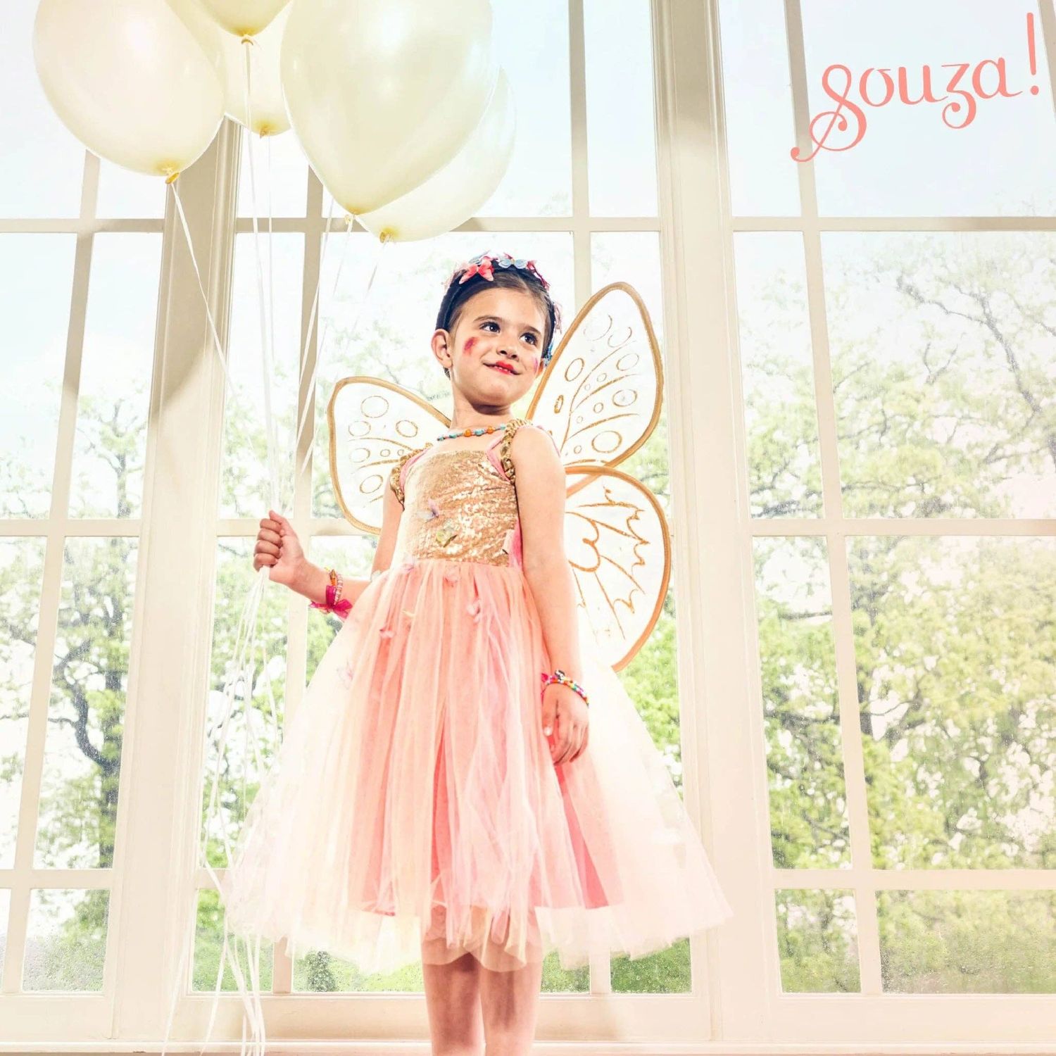 Joanna Fairy Costume–Dress and Wings Set