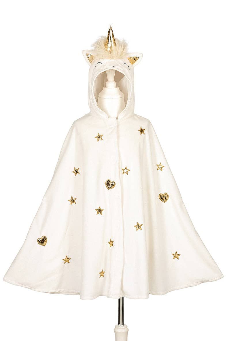 Unicorn Costume Cape for Kids (off white)