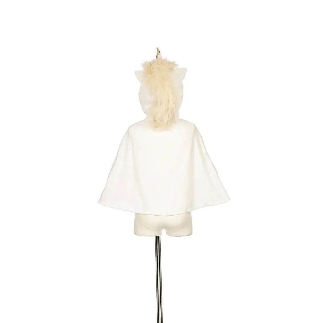 Unicorn Costume Cape for Kids (off white)