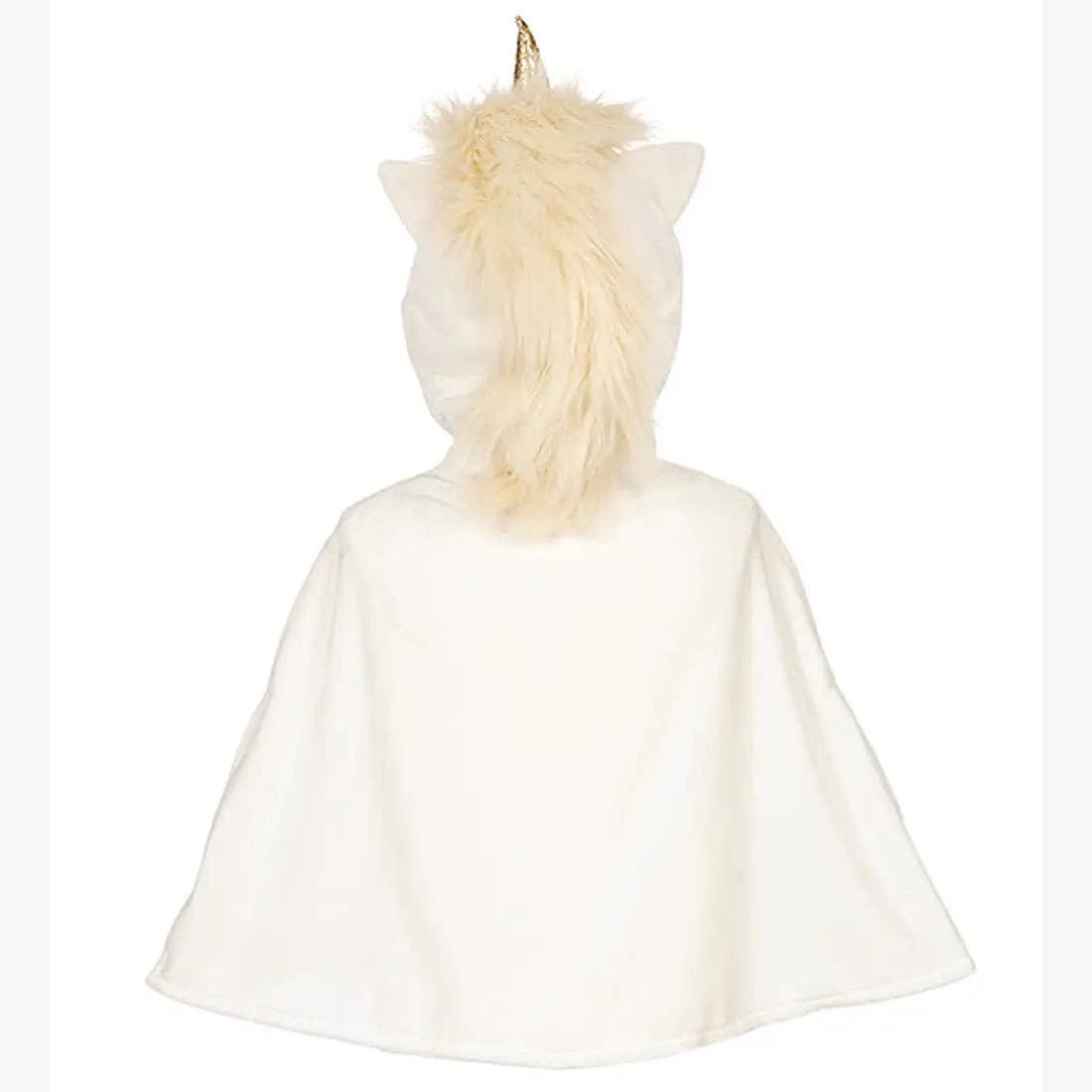 Unicorn Costume Cape for Kids (off white)