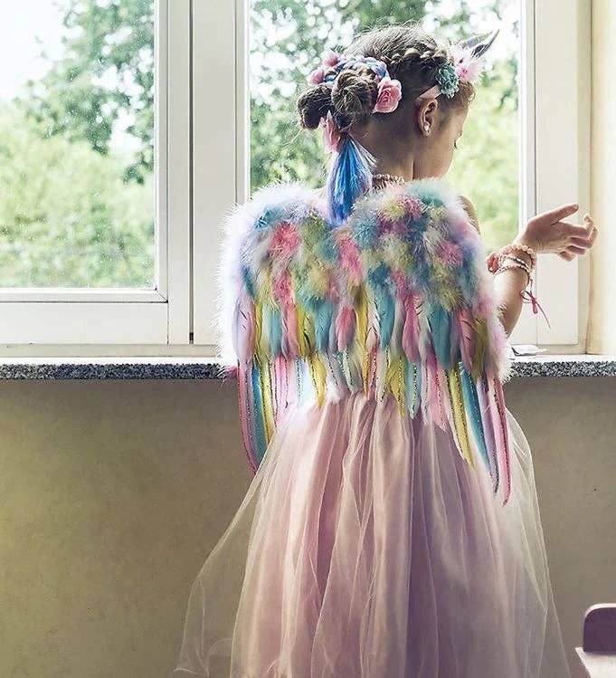 Unicorn Wings &amp; Head band set