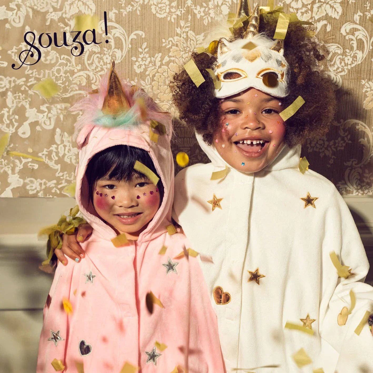 Unicorn Costume Cape for Kids - 4-8 yrs
