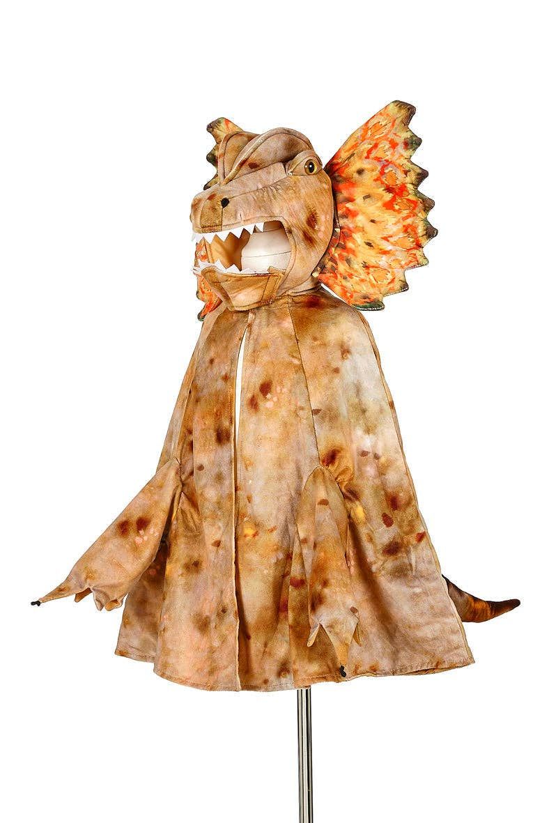 Dilophosaurus Dragon Costume Cape for Kids - 4–7 yrs