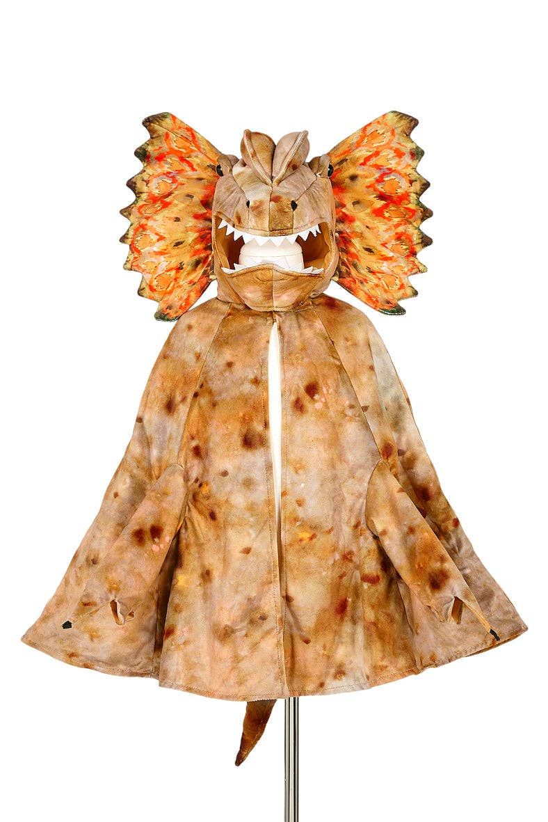 Dilophosaurus Dragon Costume Cape for Kids - 4–7 yrs