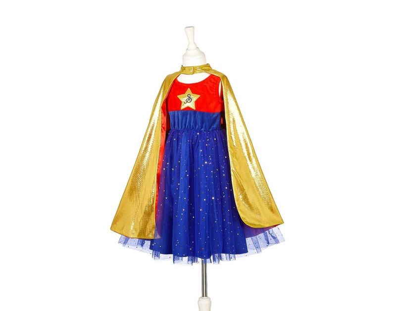 Superhero Girl Costume for Kids - 5-7 yrs