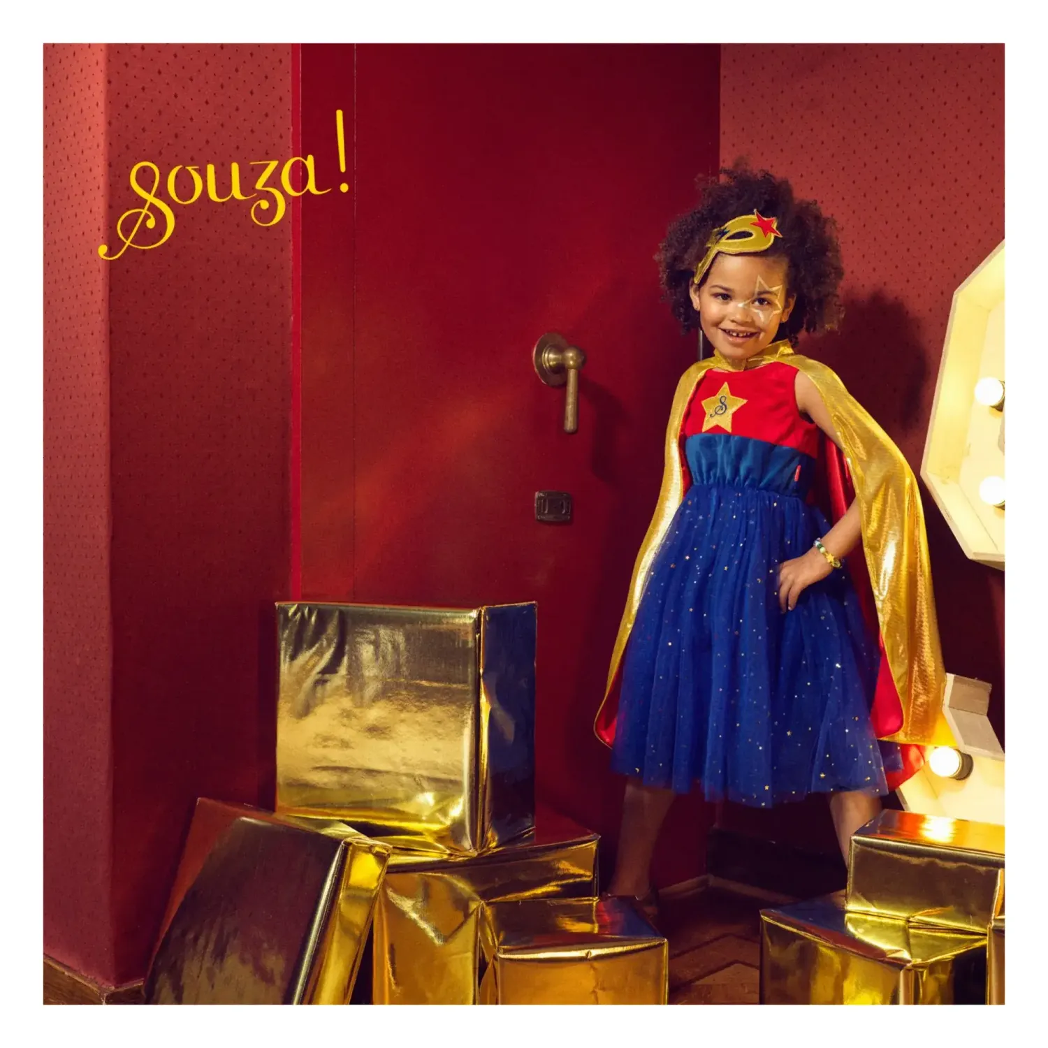 Superhero Girl Costume for Kids - 5-7 yrs