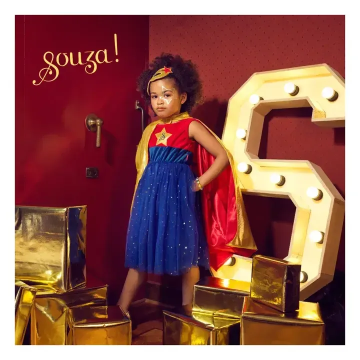 Superhero Girl Costume for Kids - 5-7 yrs