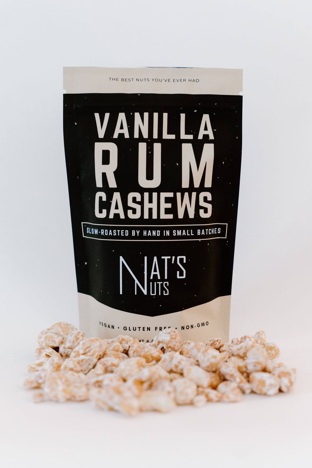 Vanilla Rum Cashews | Gourmet Roasted Nuts