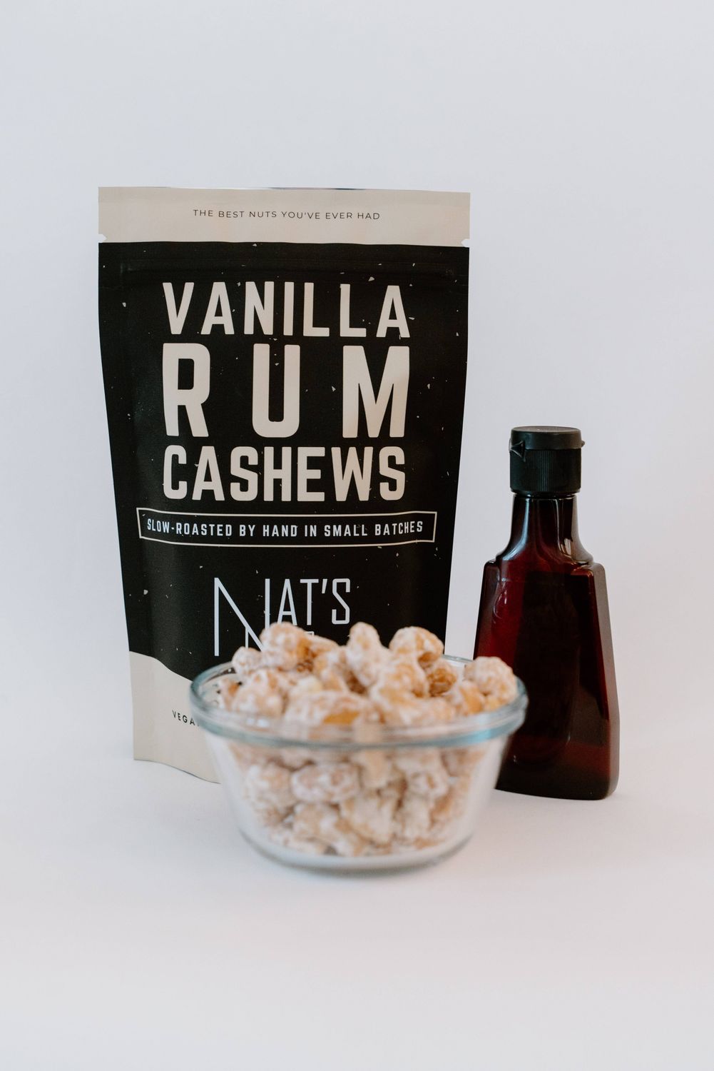 Vanilla Rum Cashews | Gourmet Roasted Nuts