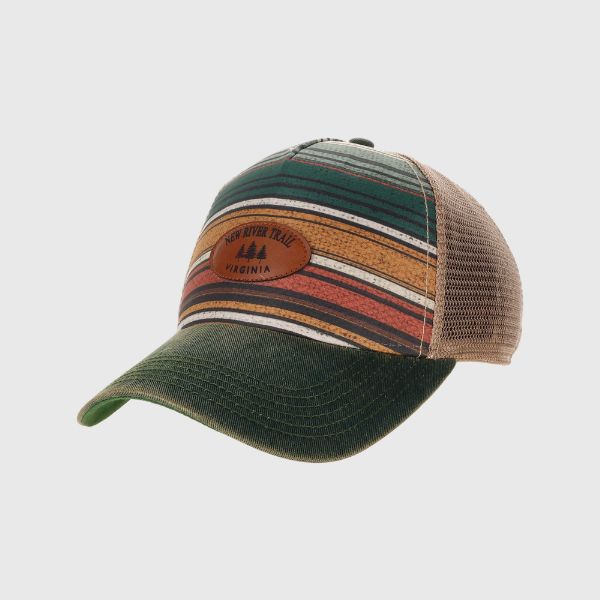 New River Trail Hat - Striped Earth Tones