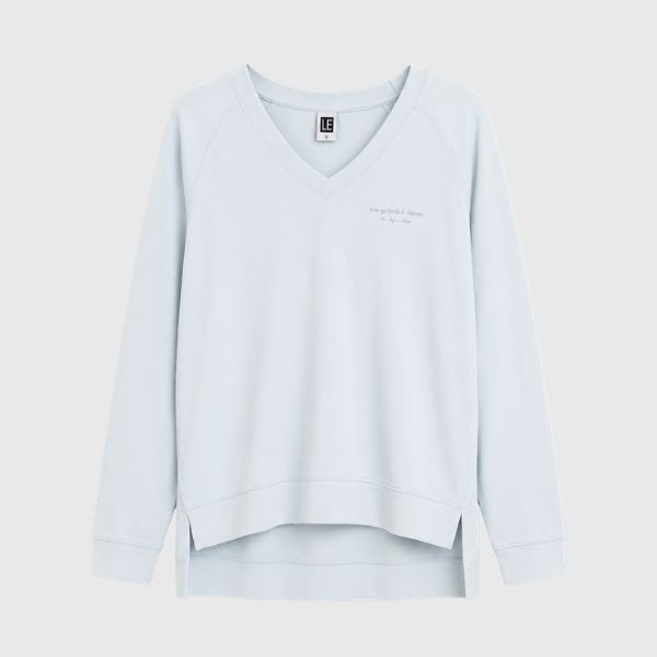 "Now Go Forth &amp; Disrupt" - Draper, VA Sweatshirt, Color: Sheer Blue, Size: Small