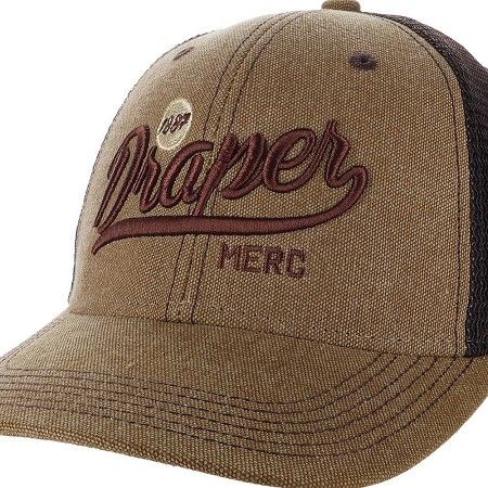 Draper Merc 1887 MPS Hat, Color: Camel Dashboard
