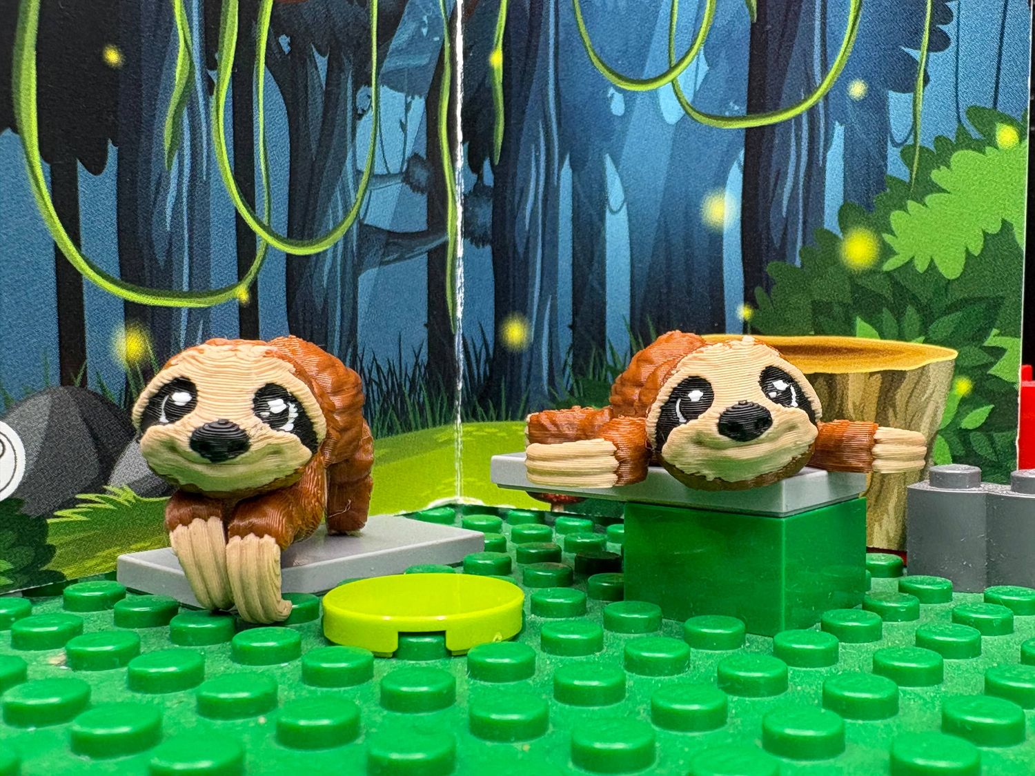 Sloth - Fidget Friend, Color: Pocket Fidget Friend - Realistic