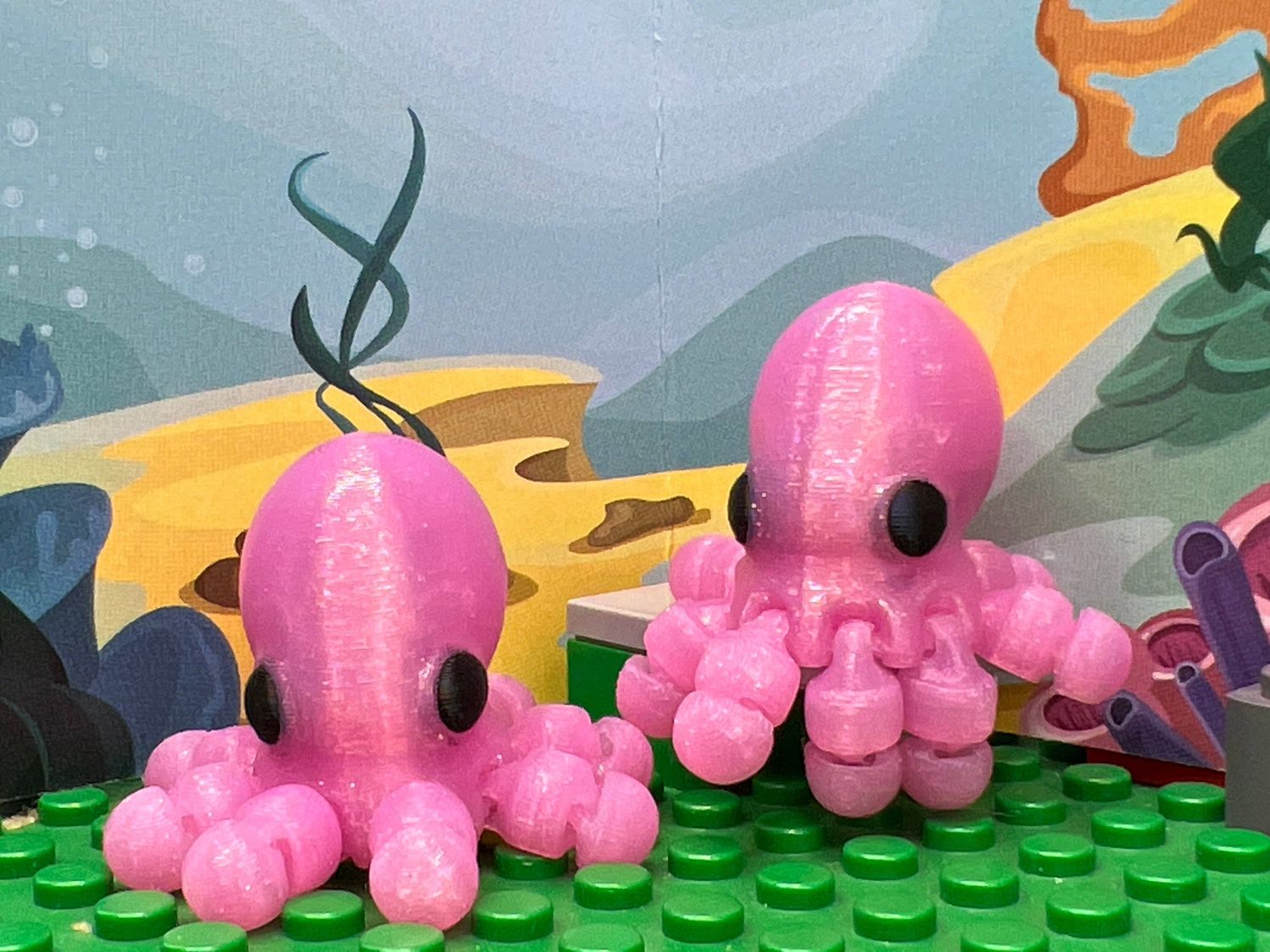 Octopus - Fidget Friend, Color: Pocket Fidget Friend- Pink