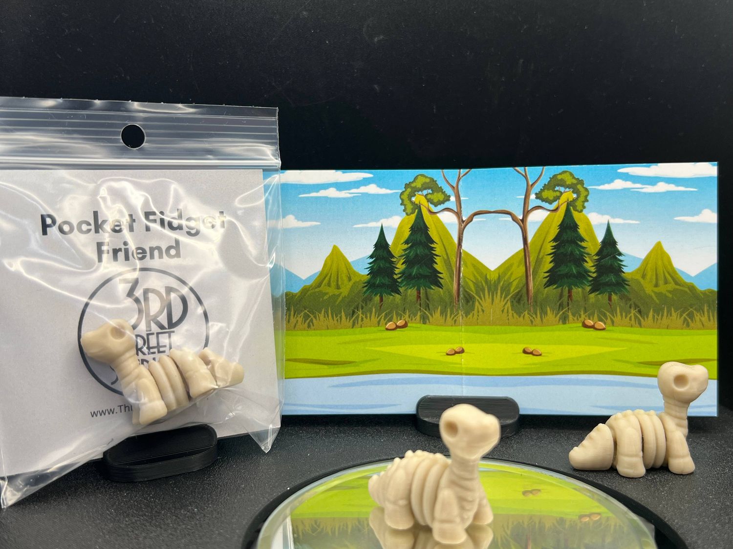 Fossil Brontosaurus Fidget Friend