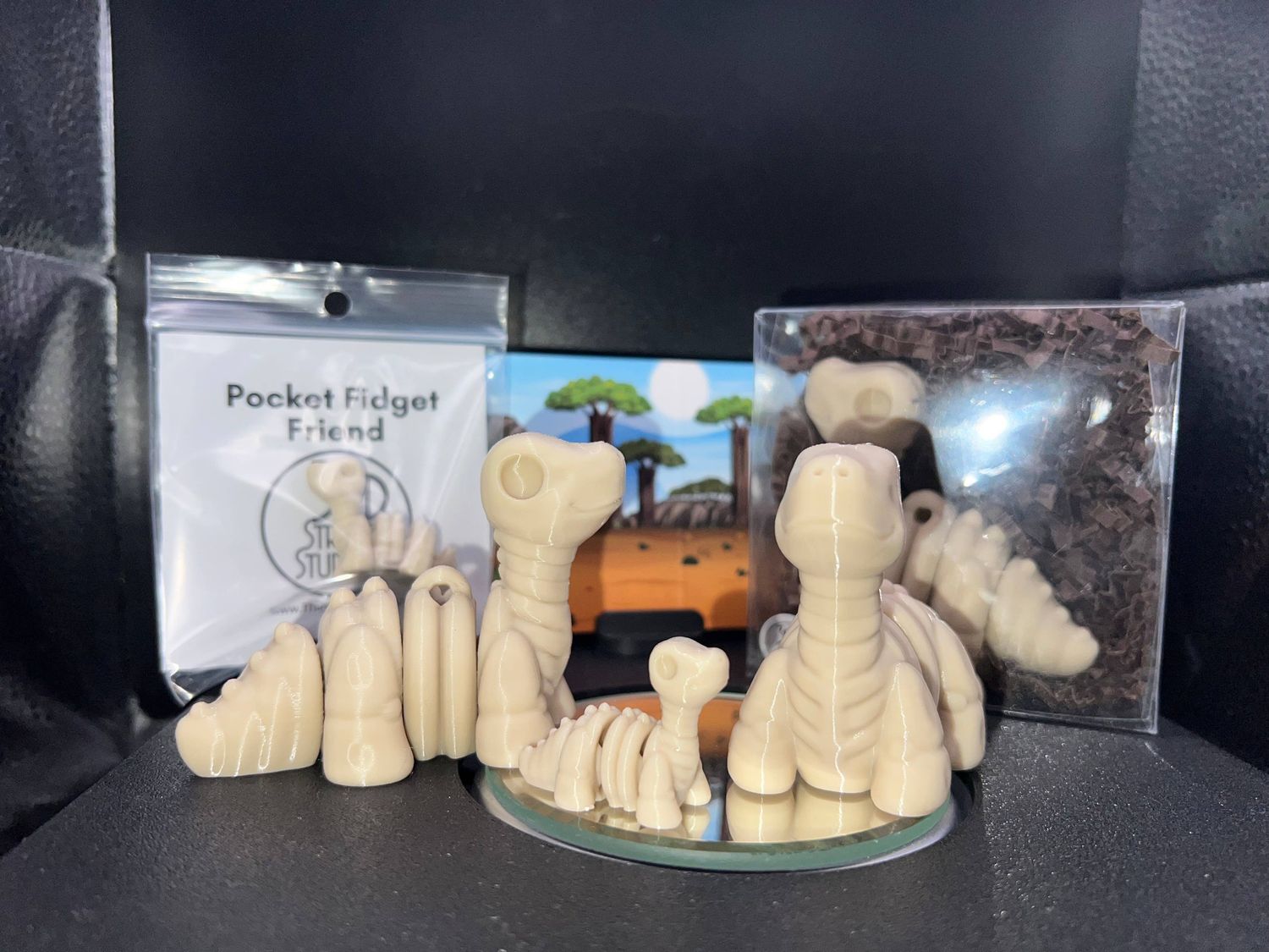 Fossil Brontosaurus Fidget Friend