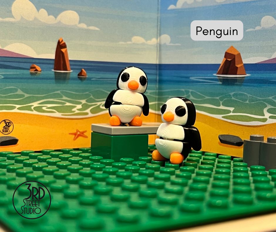 Penguin - Fidget Friend, Shipping: Pocket Fidget Friend