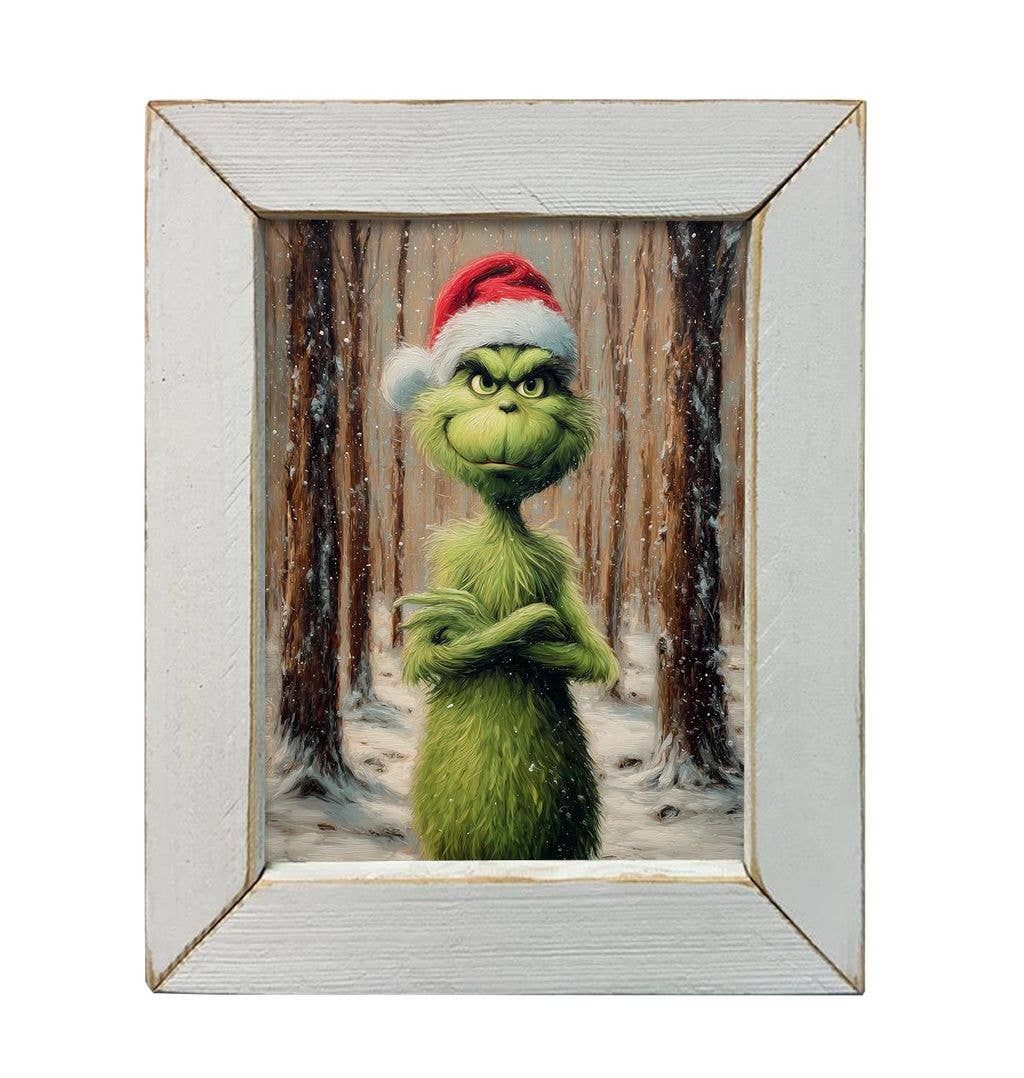 Grinchly Painting in the Woods